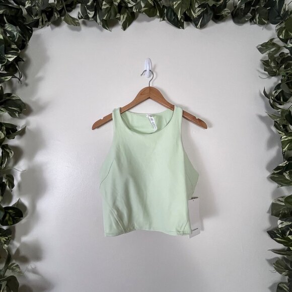 Lululemon Athletic Wunder Train Racerback Tank Top Kohlrabi NWT Size 14 - Picture 1 of 7